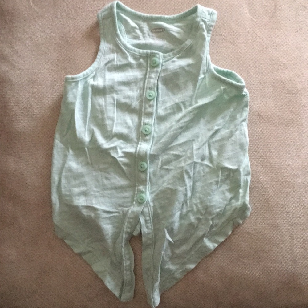 Teal Old Navy Tied Tee. 12-18M